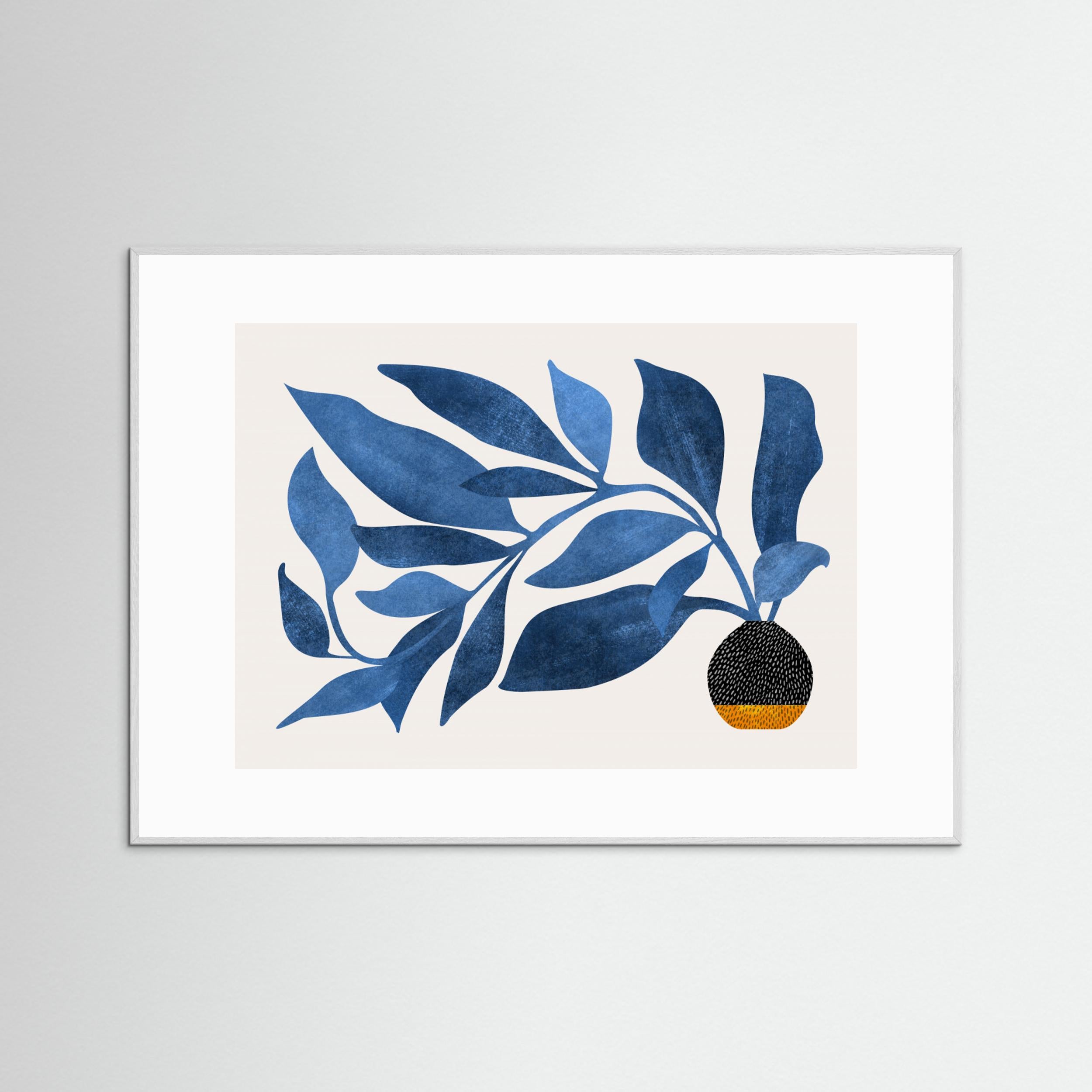 Wandering Ivy in Blue by Kristian Gallagher